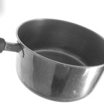 57 cooking in aluminum pots